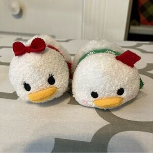 Disney Mini Tsum Tsum Christmas Donald and Daisy Duck 3.5" Plush